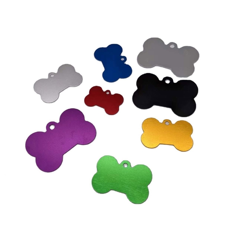 Custom Anodisierte Aluminium-Legierung Hunde-Tag Edelstahl-ID-Tag für Ihren treuen Freund