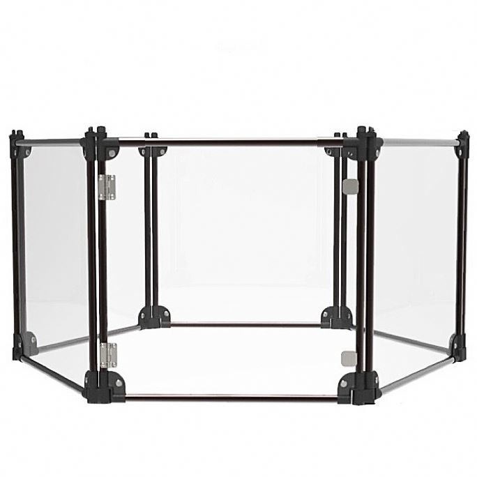 Schwarzer Haustierkäfig für kleine, mittlere und große Rassen